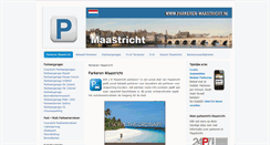 Desktop Screenshot of parkeren-maastricht.nl